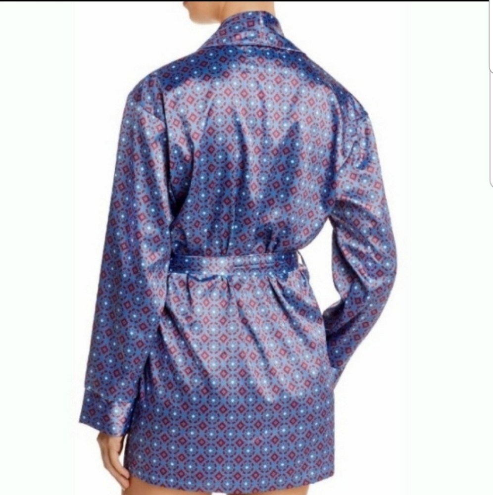 Sam Edelman Blue and Red Patterned Robe - Picture 6 of 7